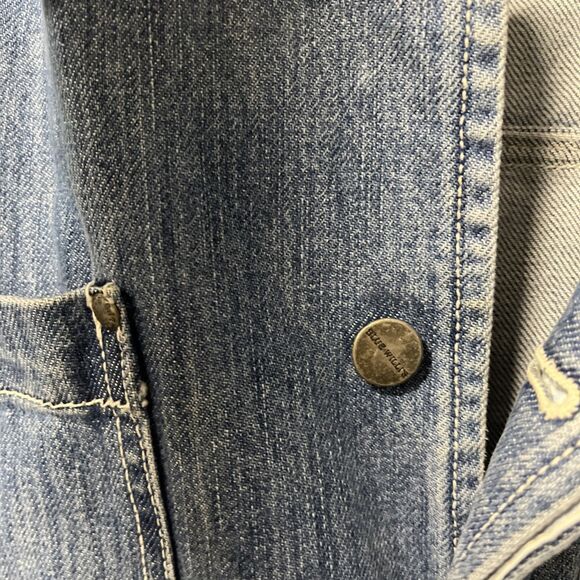 BLUE WILLI'S Rare Vintage Trucker Denim Jacket Blue Jean Mens Size XXXL - Picture 7 of 16